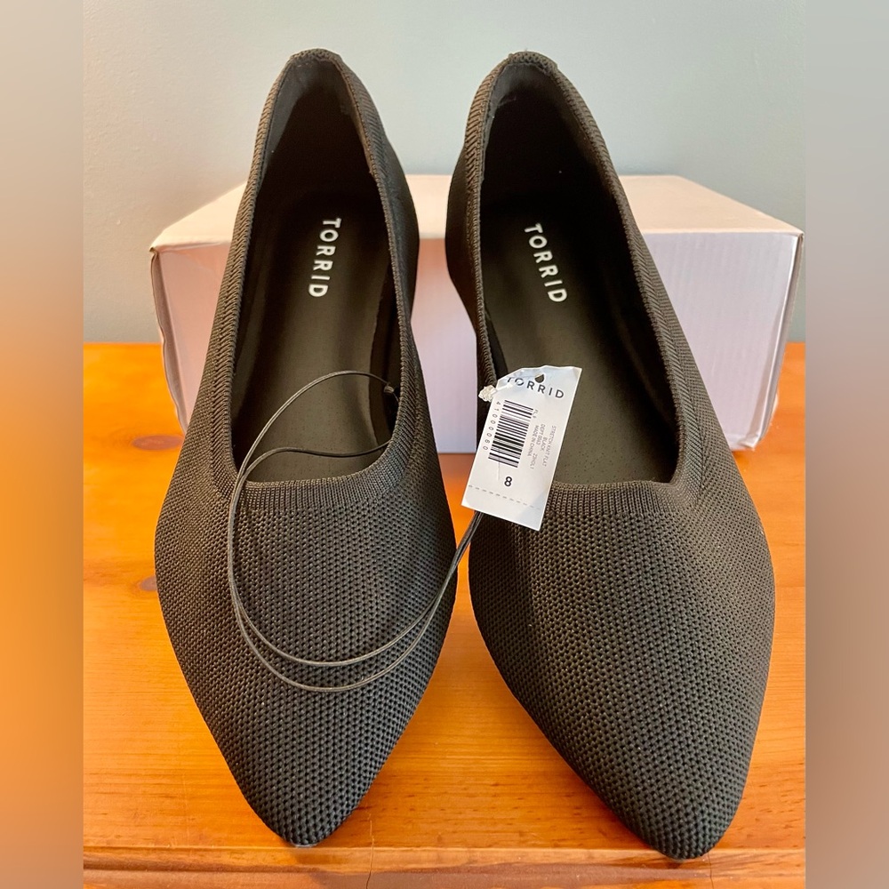 Torrid Knit Pointed Toe Flat